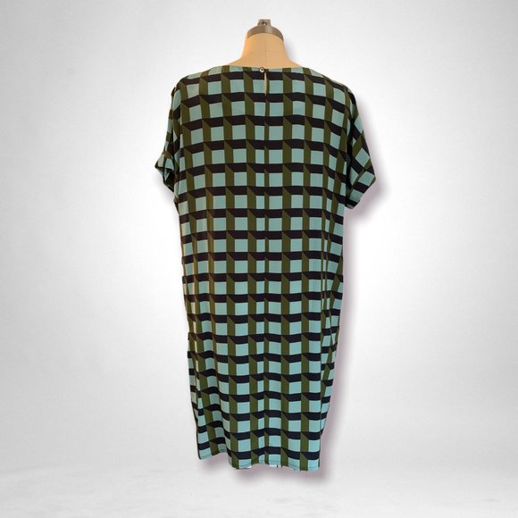 Altea Silk Shift Dress, Size 6 - Picture 2 of 4